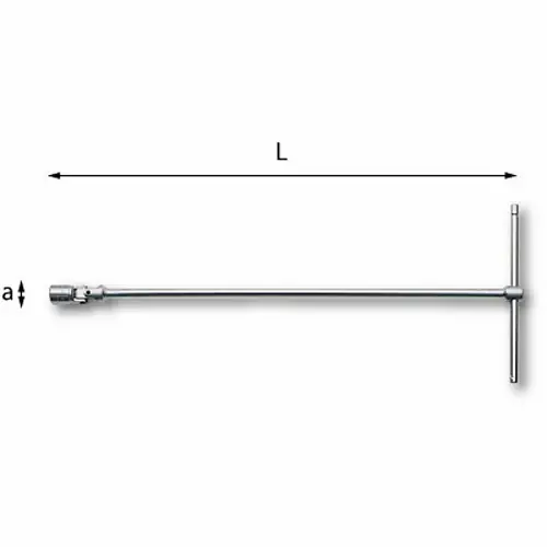 Usag 276 CE - Chiavi a T snodate con bocca esagonale Subito Disponibile