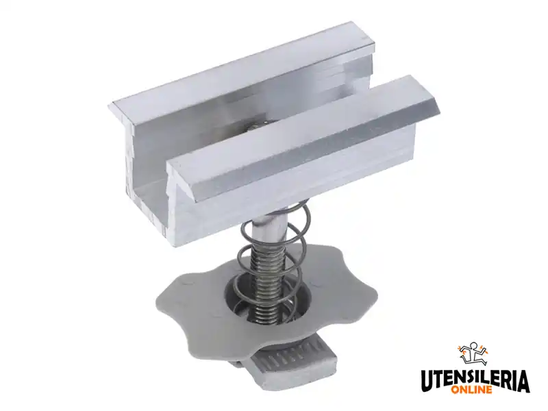 Popolare Morsetto centrale preassemblato PM C cornici alluminio (10pz)