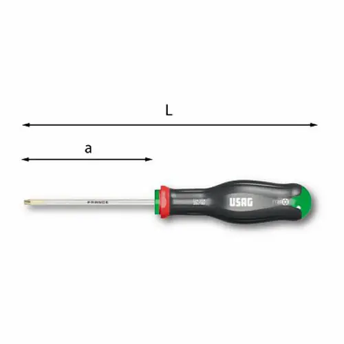 Ultima Occasione Usag 324 STX - Giraviti per viti con impronta TORX® Tamper Resistant