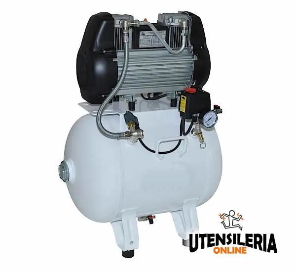 Direttamente Dal Produttore Compressore a secco uso medicale 50/10 GENESI S 1,1kW 230V