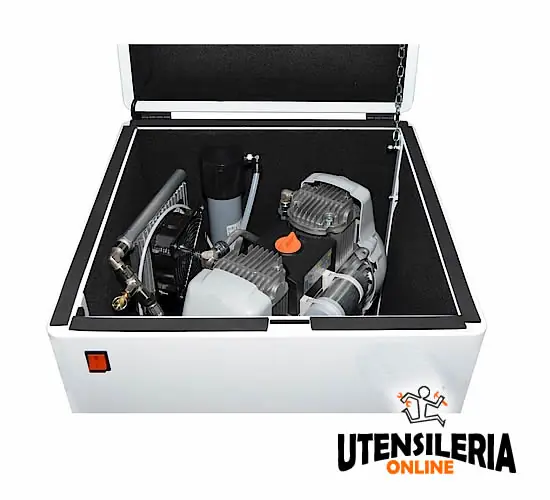 Compressore a secco MINI BOX 24/10 GENESI M 1,1kW 230V Consegna Rapida