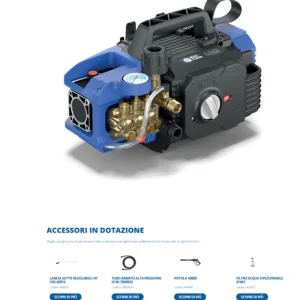Professionale AR 6 Series 680 idropulitrice professionale a freddo - max bar 150 , portata max 600 l/min , 2600W , 220v