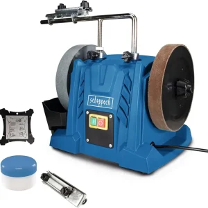 Direttamente Dal Produttore Scheppach Tiger 5000S - Affilatrice affilacoltelli levigatrice ad acqua - 200W
