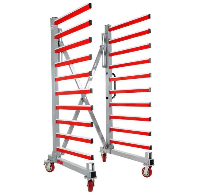 Prezzo Conveniente Holzmann taw76 Carrello rastrelliera mobile estendibile per pannelli , profondità scaffali 760 mm
