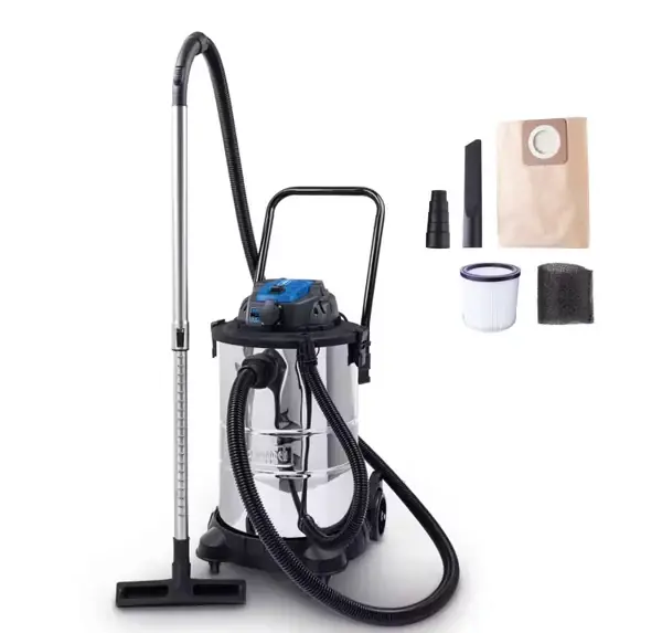 Scheppach vc50 aspirapolvere aspiraliquidi soffiaggio bidone inox , 220v 1400w 50 litri Promo Stagionale