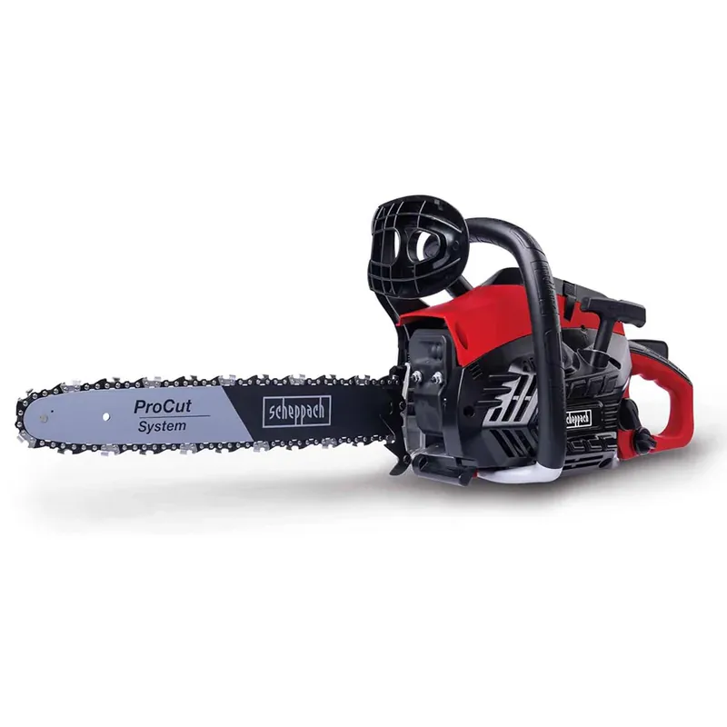 Scheppach PCS38 - Motosega a scoppio a benzina a 2 tempi da 1,8 CV - lama 35 cm Reso Gratuito