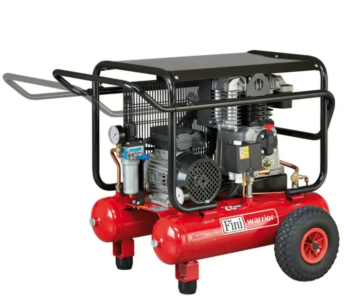 Fini Warrior BK113-3M-A.P.-28 Compressore ad alta pressione a cinghia bistadio con olio, 28 bar , 20 litri , 220V , l/min 225 Must-Have