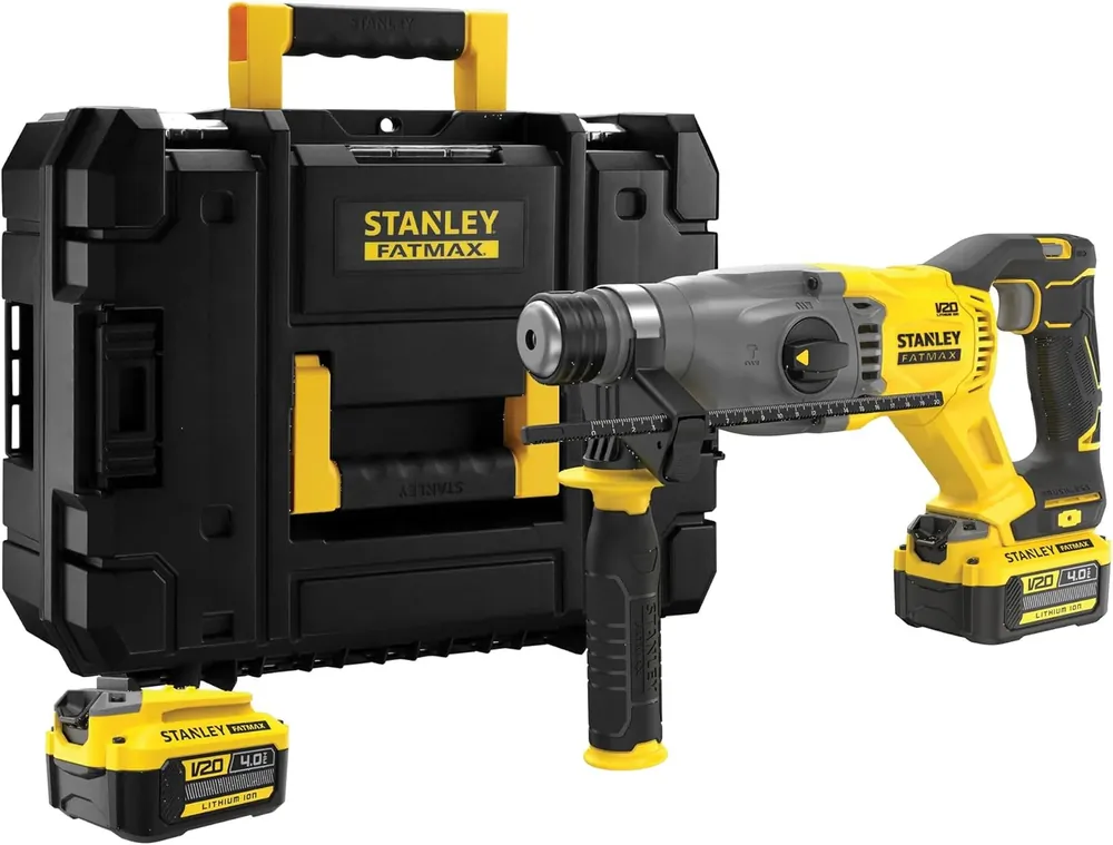 Stanley SFMCH900M22-QW - Tassellatore a batteria SDS Plus 18V FATMAX V20 - 2 x 4.0Ah Solo Oggi