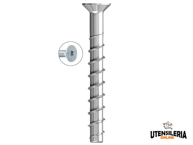 Viti per calcestruzzo Fischer con testa svasata ULTRACUT FBS II 8-10 SK (50pz) Esclusivo