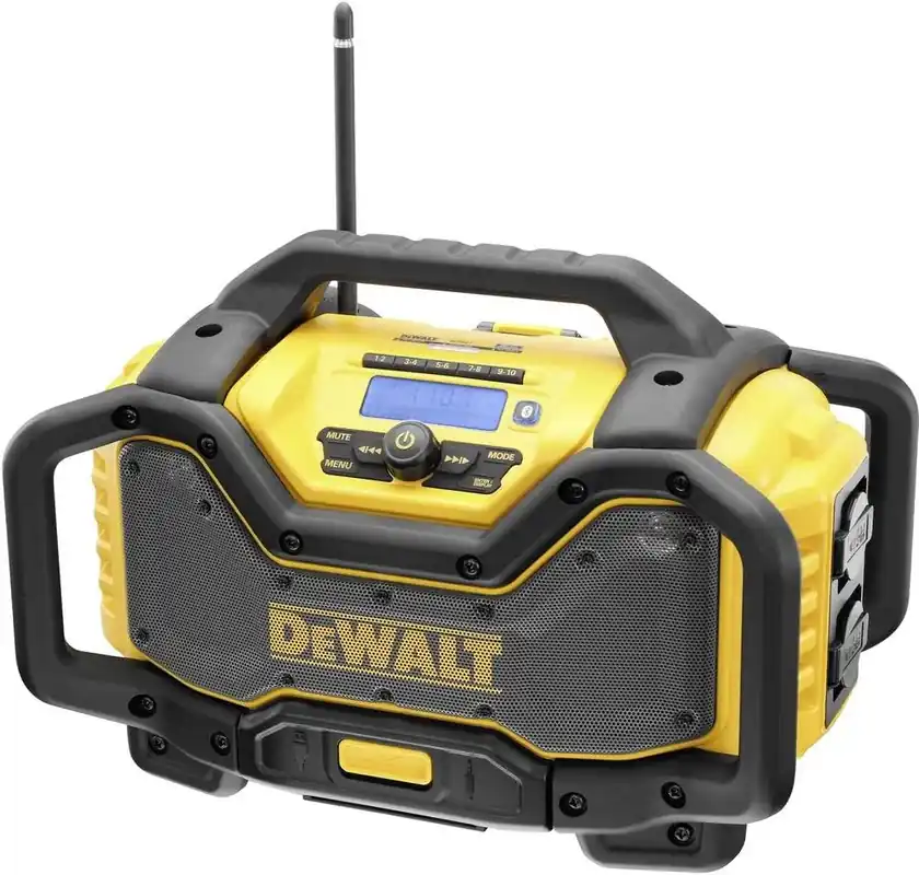 Spedito Oggi Dewalt DCR027-QW - Radio caricabatterie XR Litio Bluetooth da cantiere - solo corpo