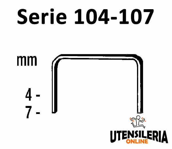 Soddisfatti O Rimborsati Punti in acciaio Barbero SERIE 104-107 11.1x0.5/0.7mm (5000 pz)