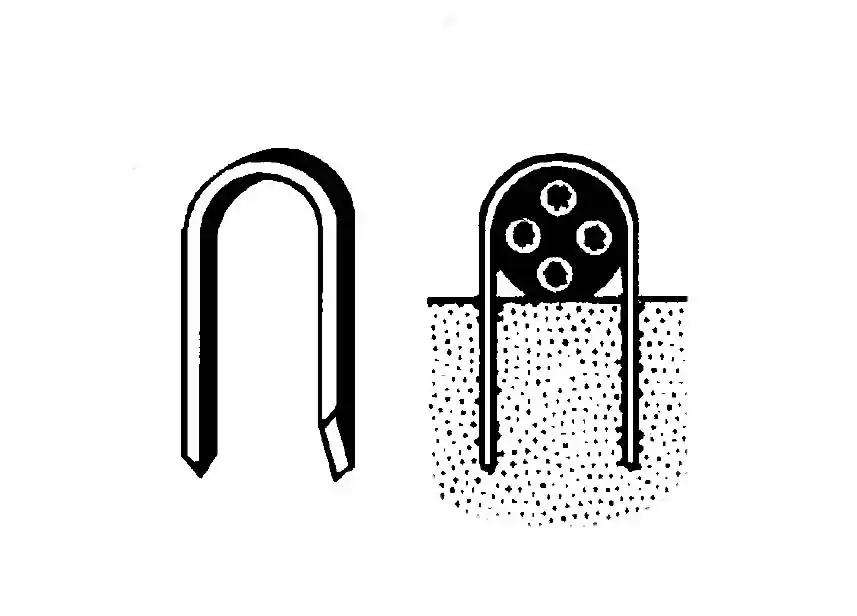 Punti in acciaio Barbero SERIE 77 per cavetti 9.5 mm (1000 pz) Offerta Lampo