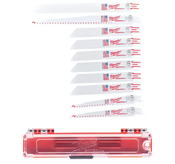 Milwaukee 49222211 SAWZALL Blade Set 10 pezzi Set lame segaccio SAWZALL mix , metallo , legno chiodi Offerta