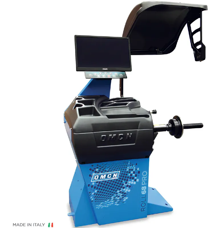 Omcn ROLL68 PRO (8012 PRO) equilibratrice penumatici cerchioni 220V con Sonar , monitor Led Offerta Del Giorno
