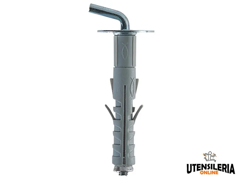 Soddisfatti O Rimborsati Tassello Fischer in nylon SB 9 L8 con gancio corto (100pz)
