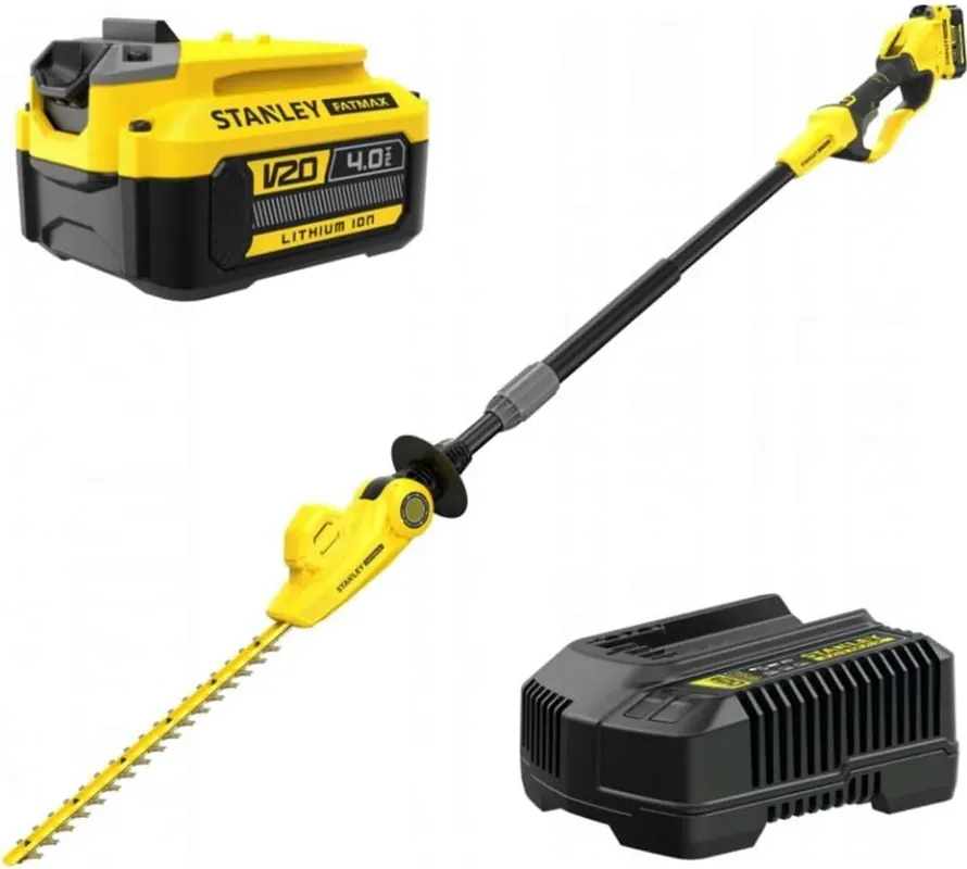 Stanley SFMCPH845M1-QW - Tagliasiepi a testa orientabile a batteria 18V - 1 x 4Ah Non Perdere