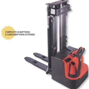 Professionale Novamach N2046L Sollevatore completamente elettrico portata 2000 kg , batteria V/Ah 24/350