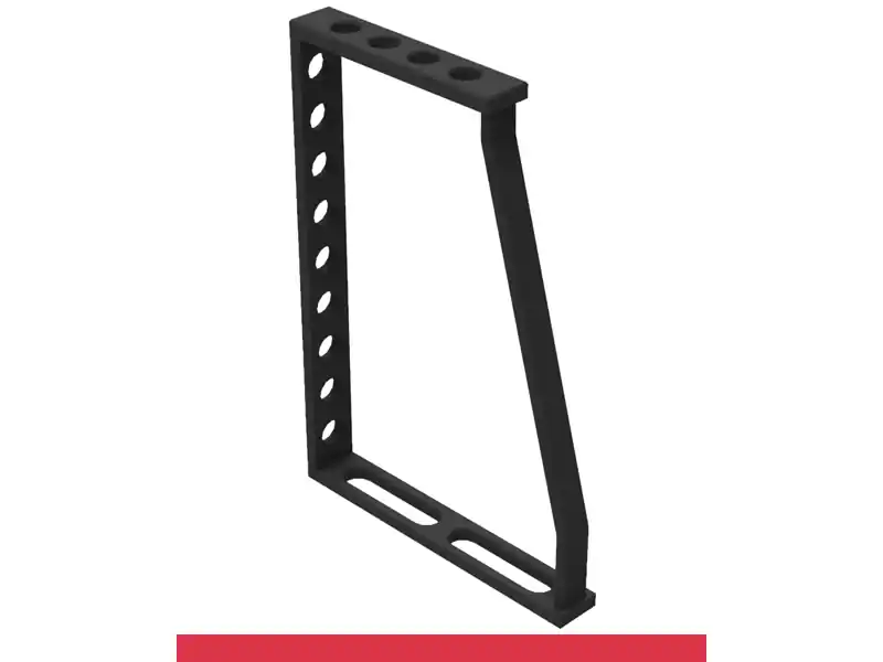 Squadra di battuta 350x500x250mm SteelMax GPPH, spessore 15mm, fori 28mm Offerta Speciale