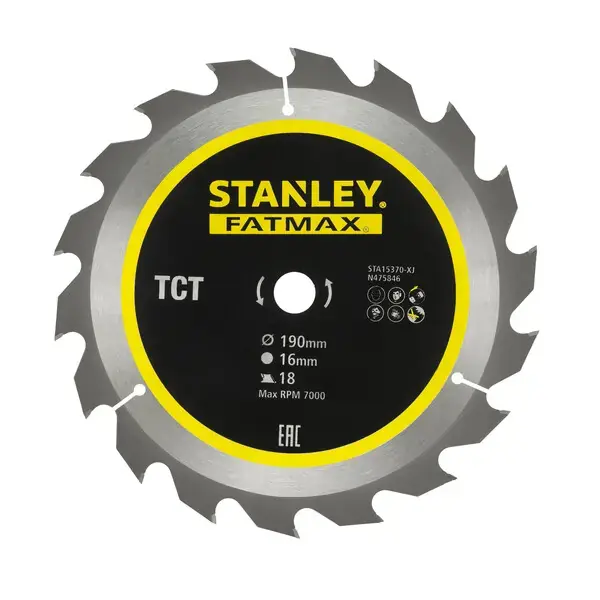 Offerta Lampo Stanley STA15370-XJ - Lama per taglio legno 190x16 mm, 18 denti