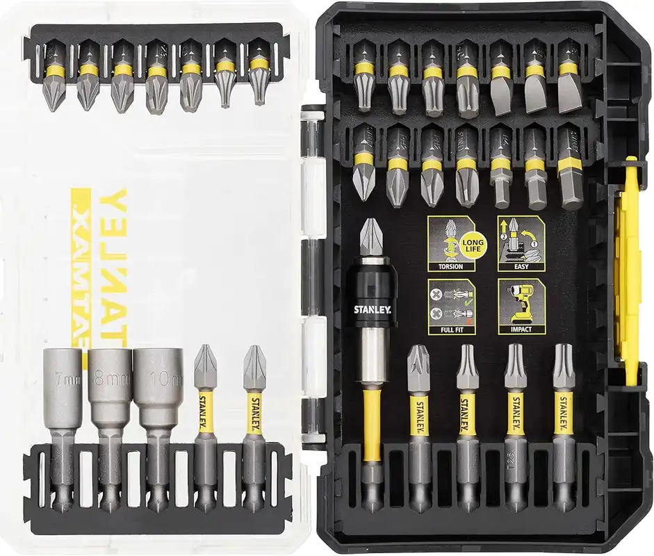 Stanley STA88557-XJ – Set Inserti per avvitatura in cassetta T-stak Prezzo Basso