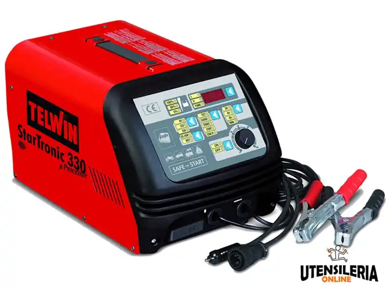 Caricabatterie portatile STARTRONIC 330 230V 6-12-24V Telwin Prezzo Di Fabbrica