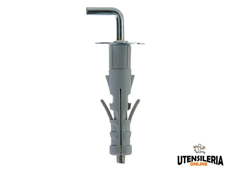 Tassello Fischer in nylon SB 12 L 2 con gancio medio (50pz) Offerta Del Giorno