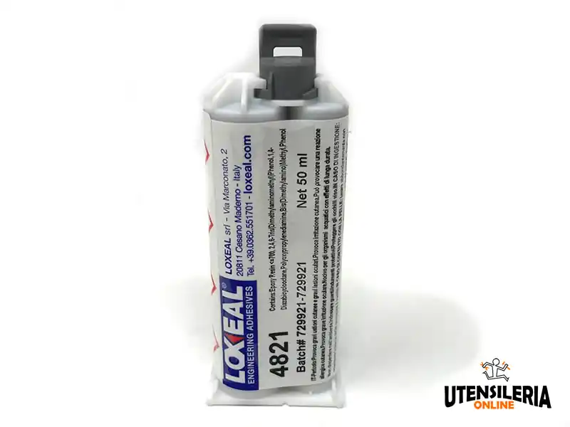 Miglior Prezzo Adesivo 4821 Loxeal bicomponente epossidico nero flessibile per uso generale 50ml