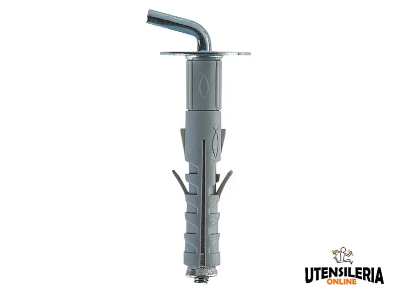 Tassello Fischer in nylon SB 12 L 8 con gancio corto (50pz) Must-Have