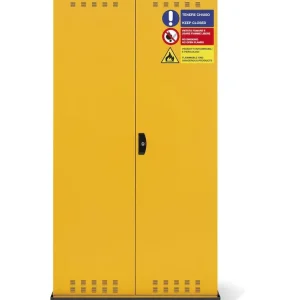 Fami PERFOM14025 - Armadio 2 ante a battente fessurate con 3 ripiani e vasca stagna esterna L1048 x P600 x H2027 Novità