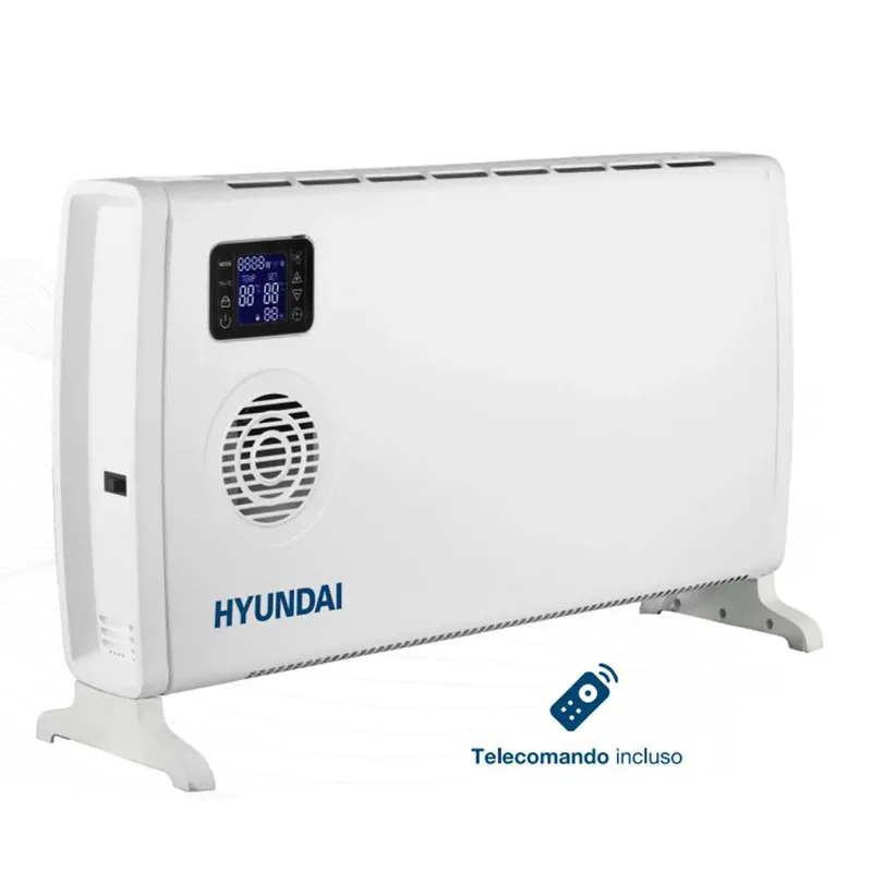 Acquista Ora Hyundai 75505 – Termoconvettore stufa elettrica turbo con timer e display - 2000W
