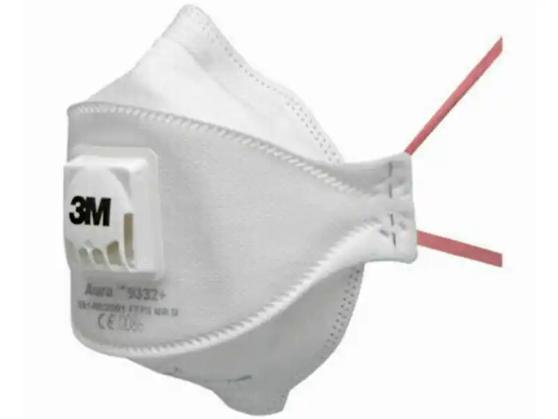 Maschera monouso per polveri 3M Aura 9332+ classe FFP3 NR D con valvola Vendita Finale