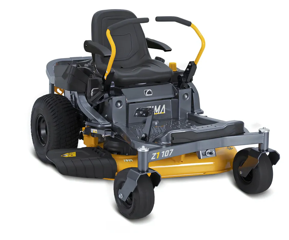 Reso Gratuito Cub Cadet Z1 107 Rasaerba zero turn a leve , raggio zero per pendenze 46% (25°) , taglio 107 cm , c.c. 679 Trasmissione Doppia Hydro
