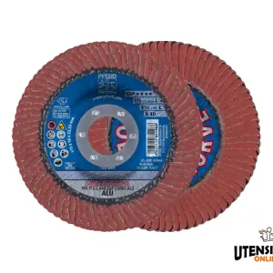 Disco lamellare Pferd Curve Polifan per alluminio D115 grana 40 (10pz) Ultime Pezzi