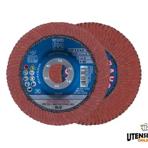 Disco lamellare Pferd Curve Polifan per alluminio D125 grana 40 (10pz) Professionale
