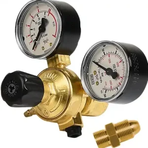 Offerta Speciale Helvi 22905090K Riduttore di pressione ECO mini CO2 + Adattatore per bombole Argon CO2