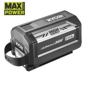 Ryobi RY36B12A Potente batteria 36V 12.0Ah Lithium+ High Energy MAX POWER Must-Have