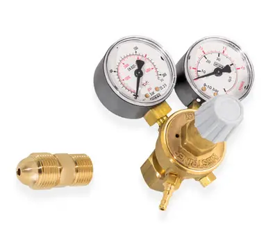 Bestseller Deca 010832 Riduttore di pressione Argon-CO2, 2 manometri mini