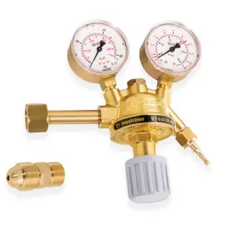 Spedizione Espresso Deca 010836 Riduttore di pressione Argon-CO2, 2 manometri