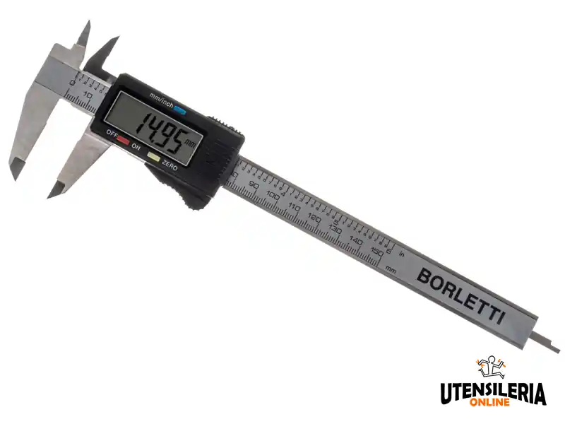 Acquista Ora Calibro digitale CEP Borletti in acciaio INOX con numeri grandi