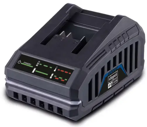 Scheppach sbc2.4a Caricabatterie "lento" 20v per batterie 2.0/4.0 ah serie ixes Nuova Collezione