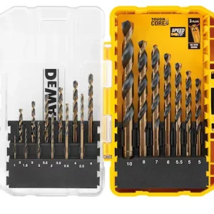 Compra Oggi Stesso Dewalt DT70728 Serie Punte HSS-G per metallo 19PZ. BLACK&GOLD , 3 Taglienti