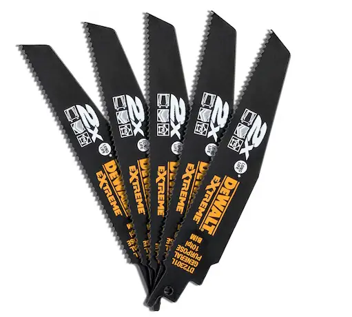 Pagamento Sicuro Dewalt DT2301L Set 5 pz lame per gattuccio 152mm x 2,5mm , Multimateriale