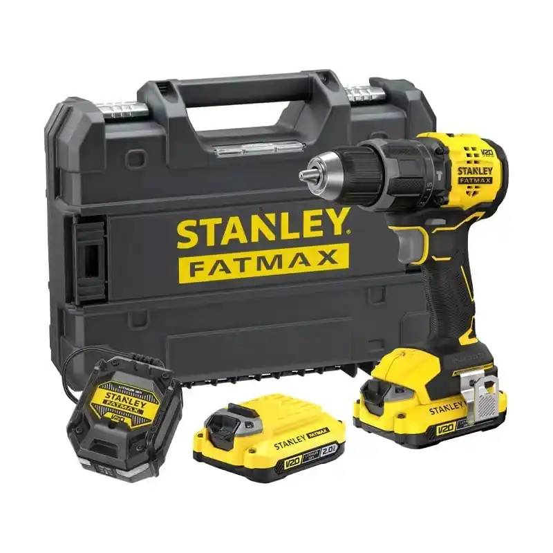 Stanley SFMCD726M2T-QW - Trapano avvitatore 18V brushless a percussione Pro-Stack - 2 x 4Ah Spedito Oggi