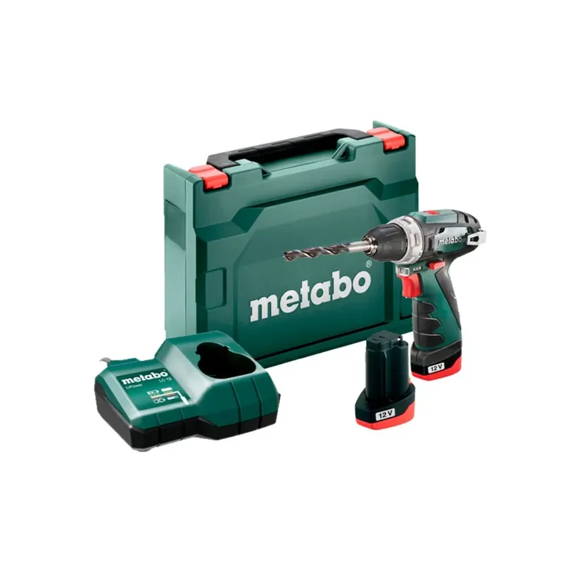 Novità Metabo 600984500 PowerMaxx BS Basic Trapano avvitatore a batteria 12V