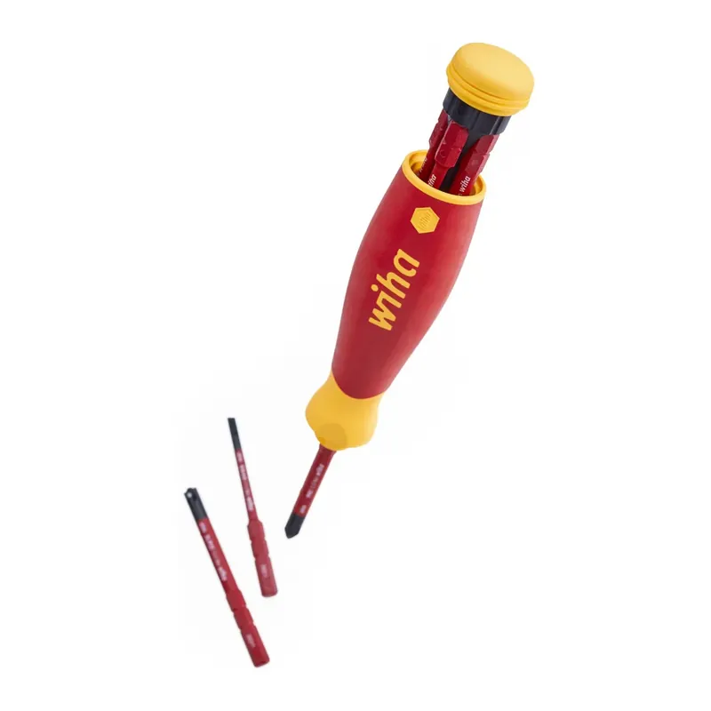 Wiha 45296 PocketMax Cacciavite con 4 portainserti electric MAX VDE Economico