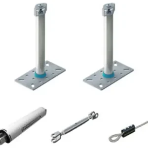 Linea di ancoraggio Tipo C Rego H-STOP TH 60 a taglio termico in Kit, 600mm Novità