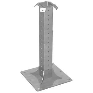 Supporto base telescopico Rego in acciaio zincato per linee vita Tipo C, 1000mm Direttamente Dal Produttore