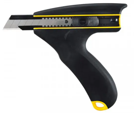 Affare TAJIMA TDC690 con impugnatura a due mani a pistola Cutter Strongrip-j , Lama 22x0,65 mm