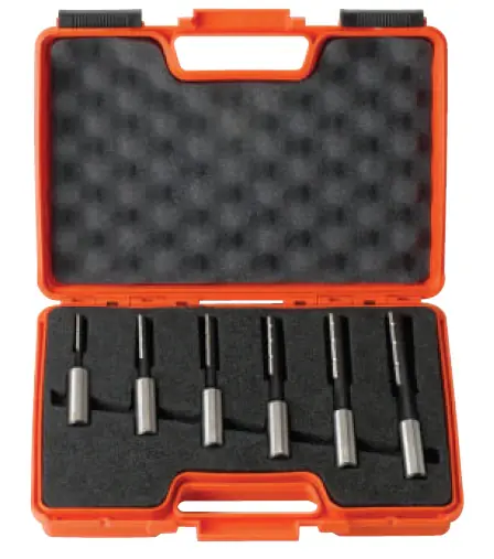 Cmt 102.001.10 Set con 6 punte diritte per mortasare RH attacco 16 mm HSS Made in Italy Subito Disponibile
