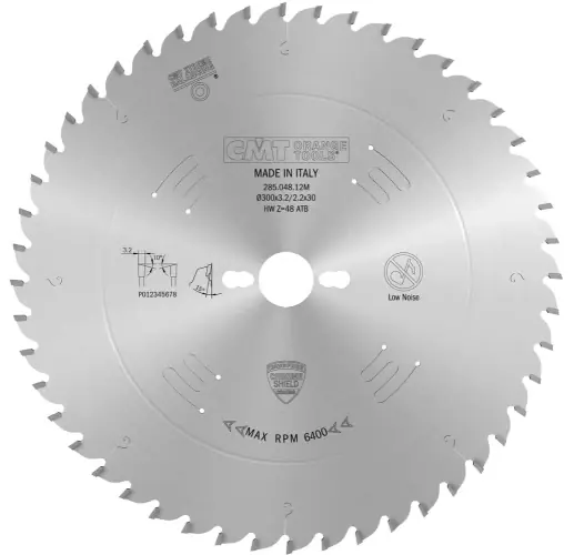 Cmt 285.048.12M Disco per legno da 300 mm dentatura 48 denti , spessore dente 3,2mm Made in Italy Compra Adesso